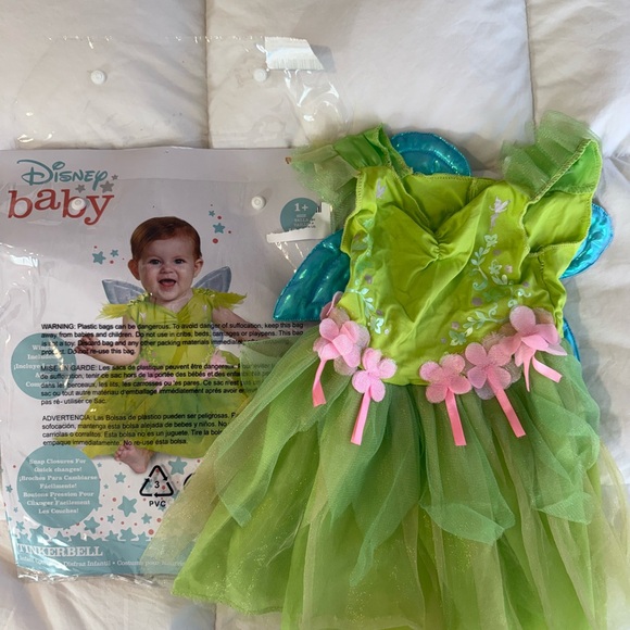 Disguise Baby Fairy Costume - Green and Pink - Picture 1 of 4
